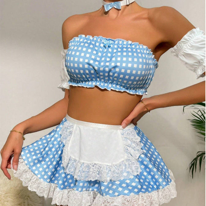 Sweet Serve Gingham Outfit