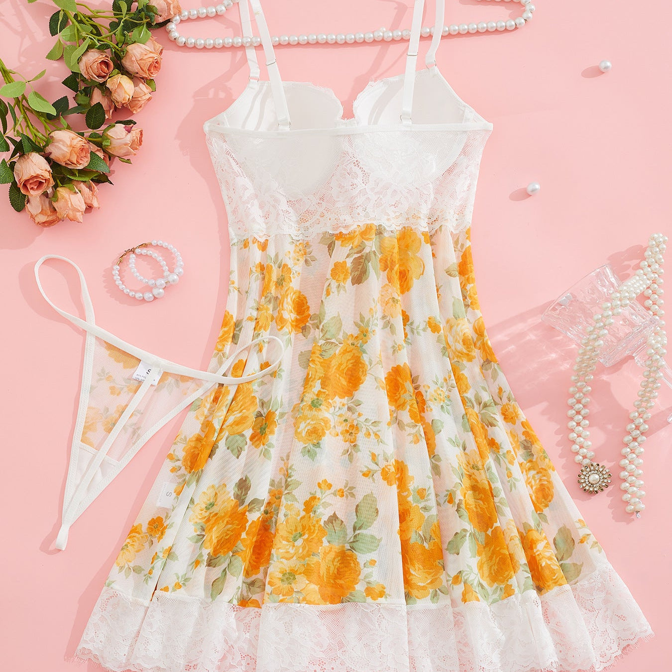 Floral Whispers Lace Dress