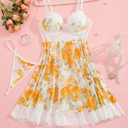 Floral Whispers Lace Dress