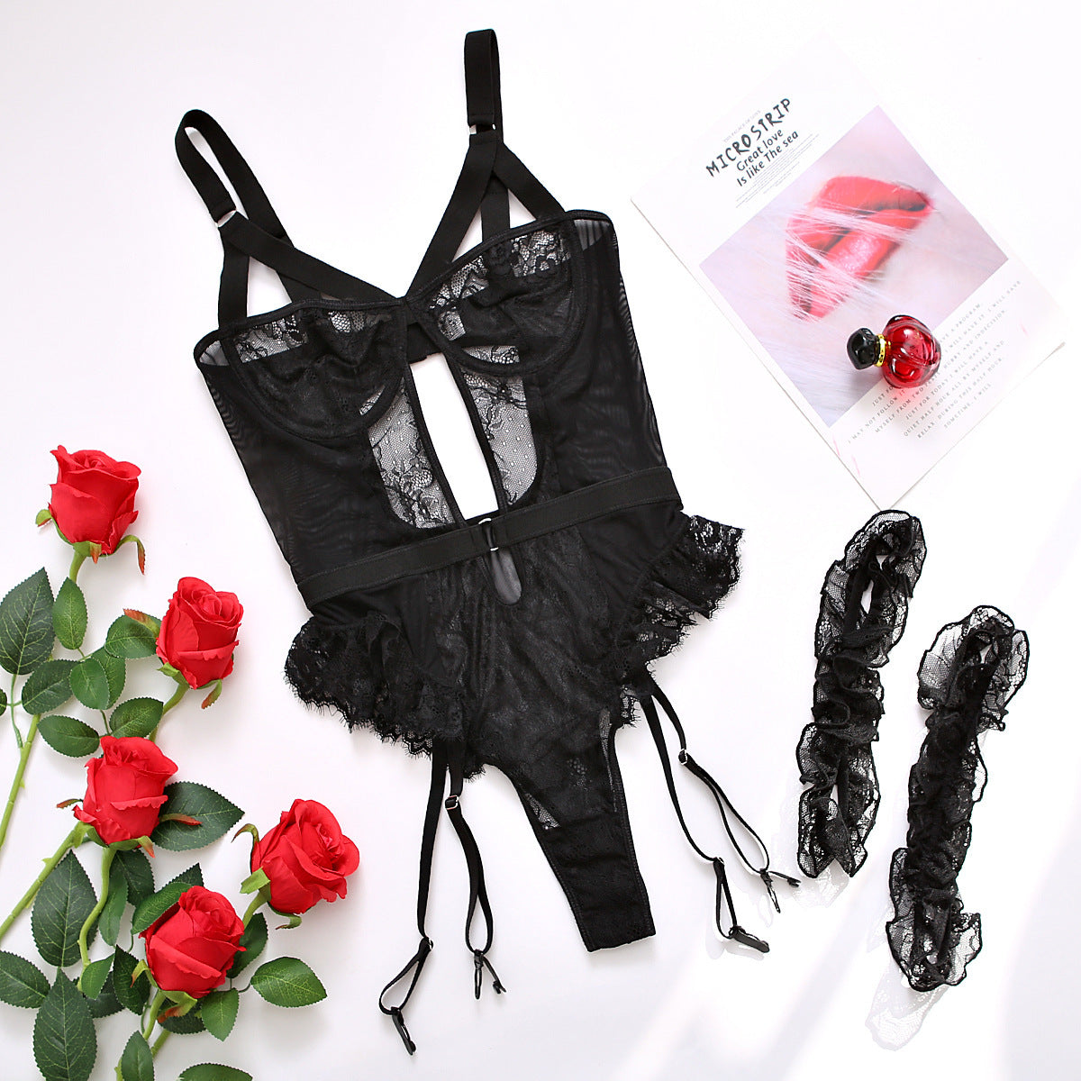 Dark Romance Lace Set