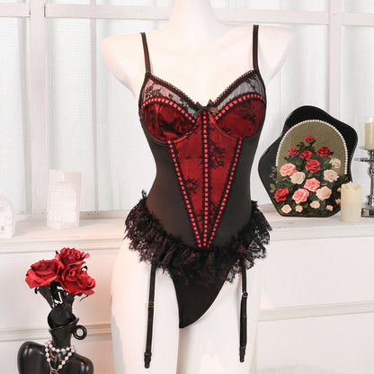 Crimson Temptress Bodysuit