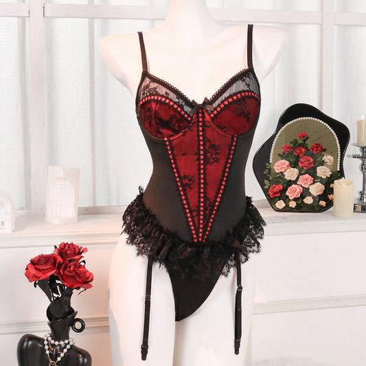 Crimson Temptress Bodysuit