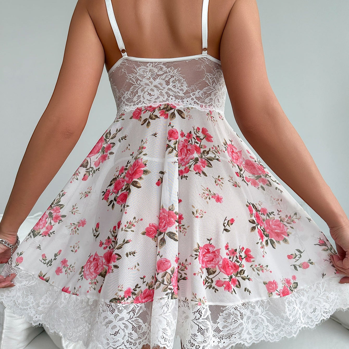 Floral Whispers Lace Dress